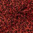 Polyesterjersey Köper LEOPARD - rot