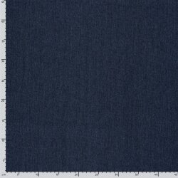 Jeansstoff Uni - stahlblau