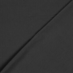 Baumwollstoff Cretonne Premium *Marie* Uni - dunkelgrau