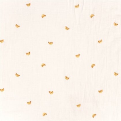 Musselin Digital  Croissants - creme