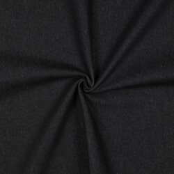 Stretch-Jeansstoff 110Z Recycled Vorgewaschen - schwarz