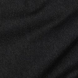 Stretch-Jeansstoff 110Z Recycled Vorgewaschen - schwarz