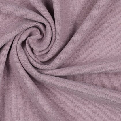 Rippenjersey angeraut Uni - helllila