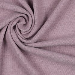 Rippenjersey angeraut Uni - helllila