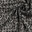 Strickstoff Jacquard Leopard - schwarz