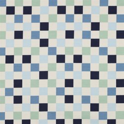 Baumwolljersey Wale - blau  / GREEN