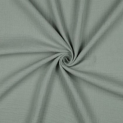 Musselin *Vera* 160 cm Uni - softantikgrün