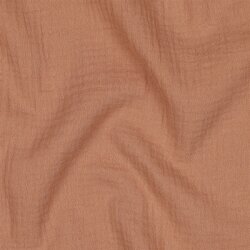 Musselin *Vera* 160 cm Uni - rehbraun