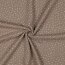 Musselin kleine Punkte - taupe