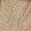 Musselin kleine Punkte - beige