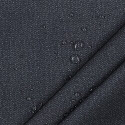 Outdoor Canvas Uni Jeans-Optik  - dunkelblau