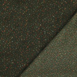 Teddystoff TWEED - dunkeloliv