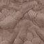 Wellnessfleece Pfotenabdruck - taupe