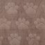 Wellnessfleece Pfotenabdruck - taupe