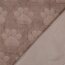 Wellnessfleece Pfotenabdruck - taupe