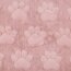 Wellnessfleece Pfotenabdruck - puderpink