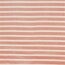 Nickistoff Streifen - rosa/creme