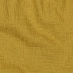 Musselin Uni *Gerda* BIO~Organic - gold