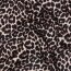 Viskosesatin Digital Tiere Leo - schwarz