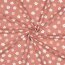Baumwolljersey Bio~Organic Blumen - dunkelaltpink