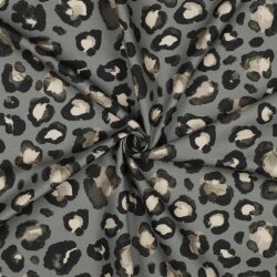 Canvas Digital Leopunkte - salbei