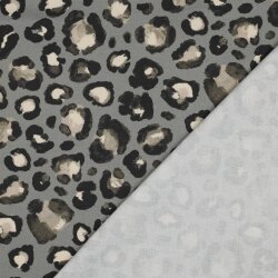 Canvas Digital Leopunkte - salbei