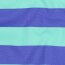 Canvas Blockstreifen - hellmint/blau