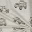 Baumwolljersey Jeep - creme meliert