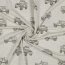 Baumwolljersey Jeep - creme meliert