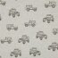 Baumwolljersey Jeep - creme meliert