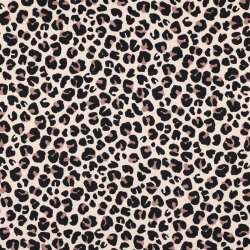 French Terry Digital Leo - beige