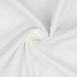 Baumwollpopeline Premium Bio~Organic - weiß