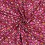 Baumwolljersey Organic Digital Blumen - kirsche
