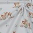 Baumwolljersey Organic Digital Reh - weiss