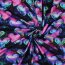 Baumwolljersey Digital Neon Herzen - dunkelblau / PINK