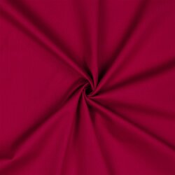 Baumwollpopeline *Vera* Uni - dunkelpink