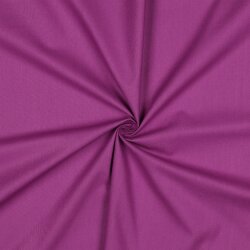 Baumwollpopeline *Vera* Uni - viola