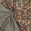 Alpenfleece Blumen - taupe