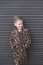 Alpenfleece Blumen - taupe