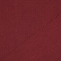 Viskose Leinen Soft - dunkelkirsche