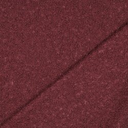 Bouclé Mantelstoff Uni *Vera* - mauve