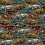 Ganzjahressweat Digital - Old Cars - olive