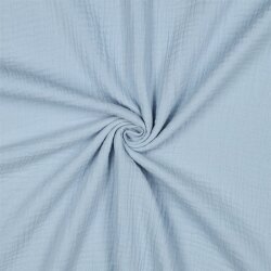 Musselin Uni *Vera*  - babyblau