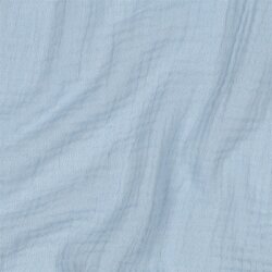Musselin Uni *Vera*  - babyblau
