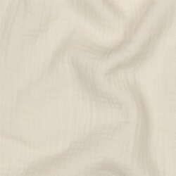 Musselin Uni *Vera*  - creme