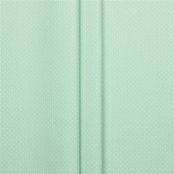 Beschichtete Baumwolle kleine Punkte - softmint