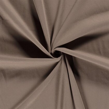 0,6 Meter - Rippenjersey *Marie* - soft taupe