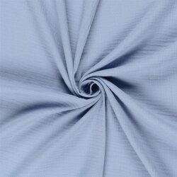 Musselin Uni *Marie* - hellblau