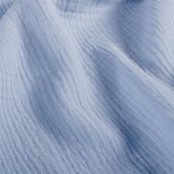Musselin Uni *Marie* - hellblau