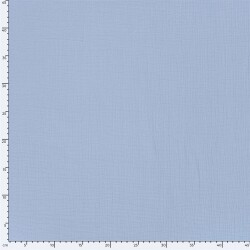 Musselin Uni *Marie* - hellblau